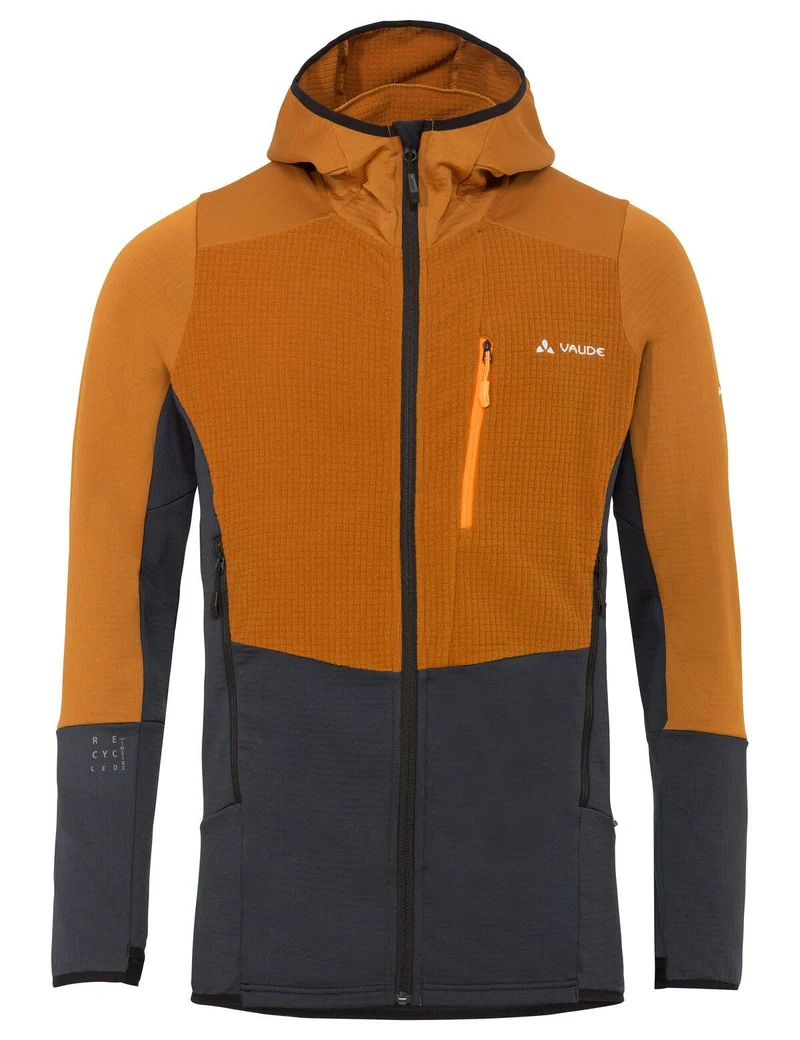Men's Monviso Hooded Grid Fleece Jacket
