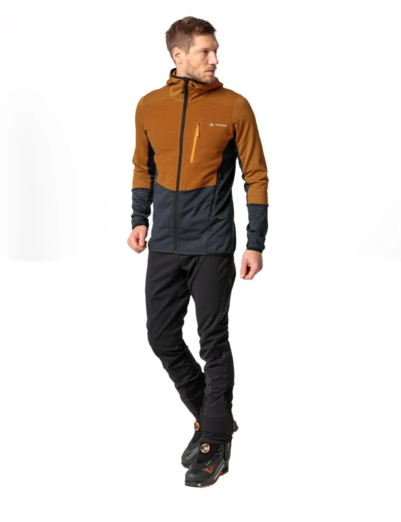 Men's Monviso Hooded Grid Fleece Jacket