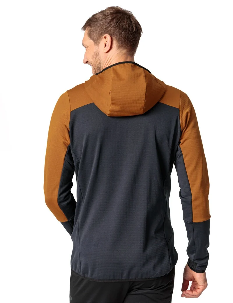 Men's Monviso Hooded Grid Fleece Jacket