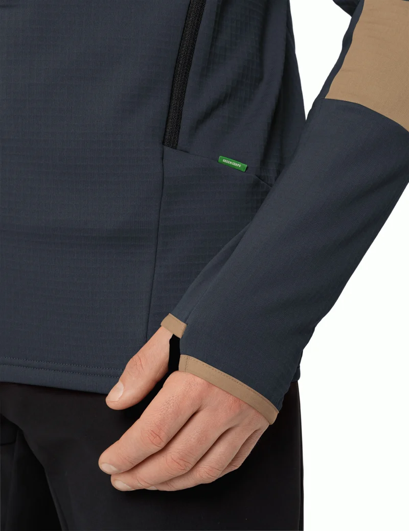Men's Monviso Hooded Grid Fleece Jacket