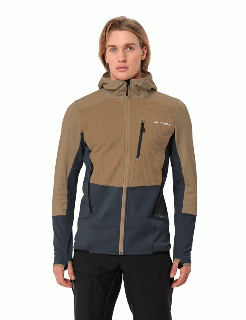 Men's Monviso Hooded Grid Fleece Jacket