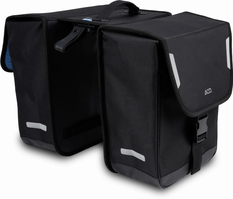 Acid Seitentasche City Classic Double RILink black 15 L + 15 L