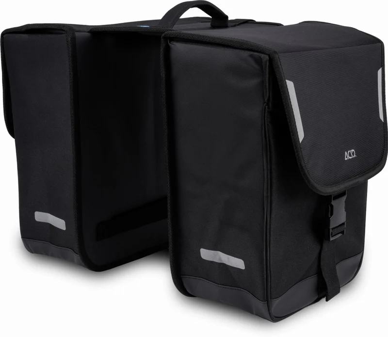 Acid Seitentasche City Classic Double black 15 L + 15 L