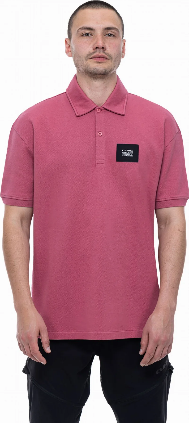 Cube Organic Polo Shirt GTY Fit light pink