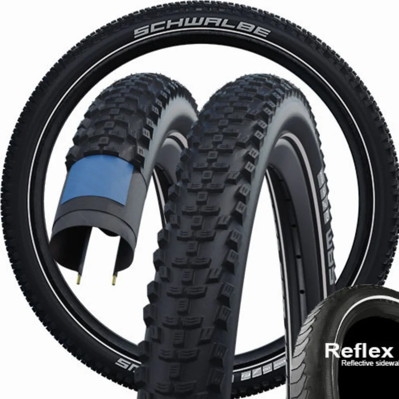 Schwalbe Smart Sam DD, RaceGuard, Performance Line, Tube, SnakeSkin Drahtreifen 29" Addix black-reflex 65-622