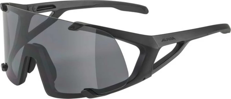 Alpina Hawkeye Sportbrille black matt/clear