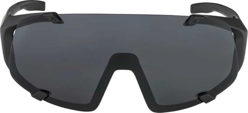Alpina Hawkeye Sportbrille black matt/clear
