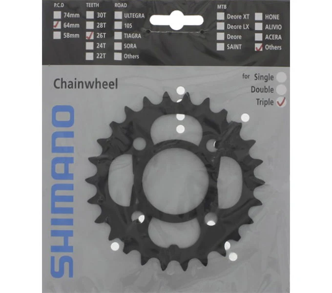 Shimano Kettenblatt ACERA FC-M391 26 Zähne