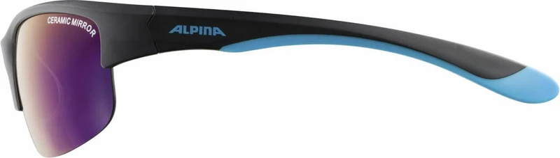 Alpina Flexxy Youth HR Kinder & Jugend Brille black-blue matt/ceramic mirror blue