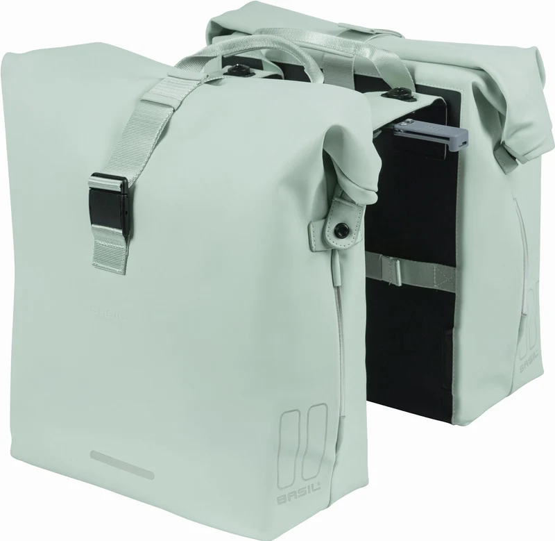 Basil SoHo Nordlicht Mik Hinterradtasche grün 41 L