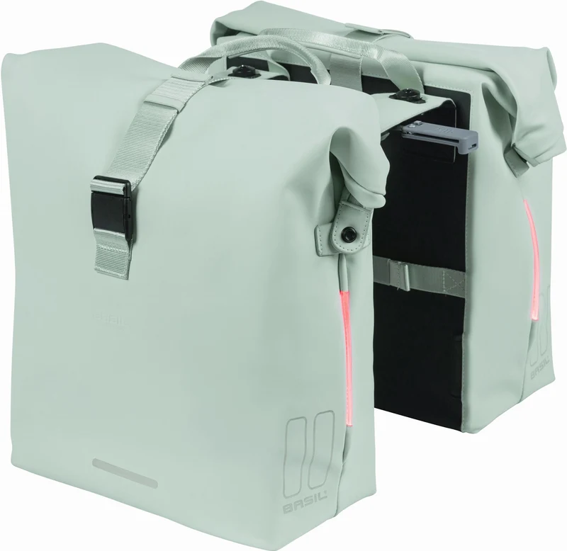 Basil SoHo Nordlicht Mik Hinterradtasche grün 41 L
