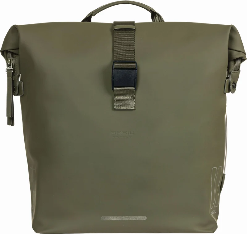 Basil SoHo Nordlicht Mik Hinterradtasche mossgrün 41 L