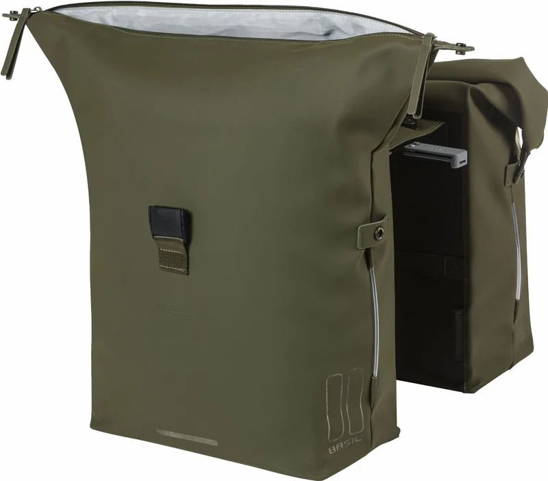 Basil SoHo Nordlicht Mik Hinterradtasche mossgrün 41 L