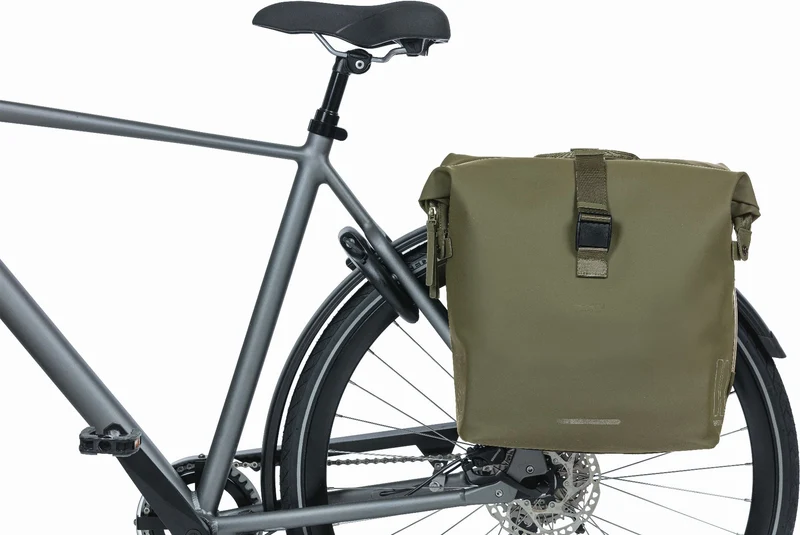 Basil SoHo Nordlicht Mik Hinterradtasche mossgrün 41 L