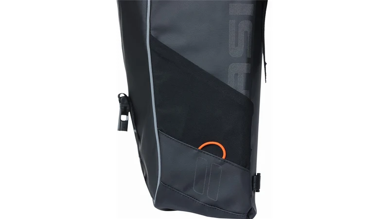 Basil Miles Tarpaulin Mik Hinterradtasche schwarz orange 34 L