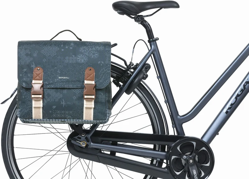 Basil Bohème Mik Hinterradtasche indigo blau 35 L
