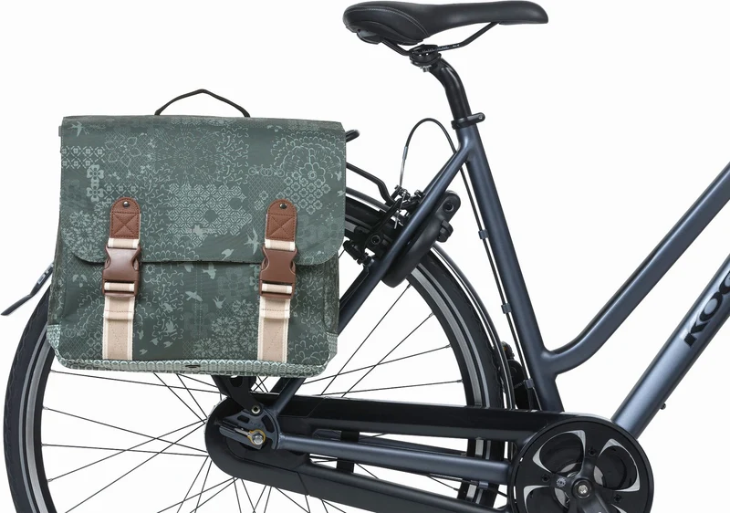Basil Bohème Mik Hinterradtasche forest grün 35 L