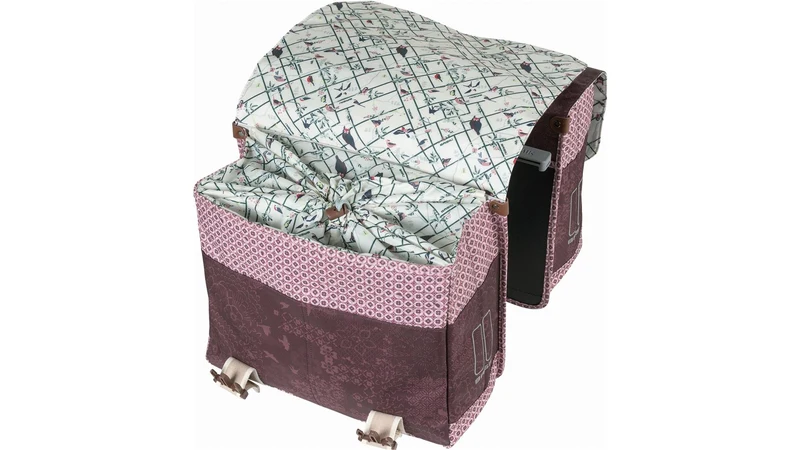 Basil Bohème Mik Hinterradtasche fig rot 35 L