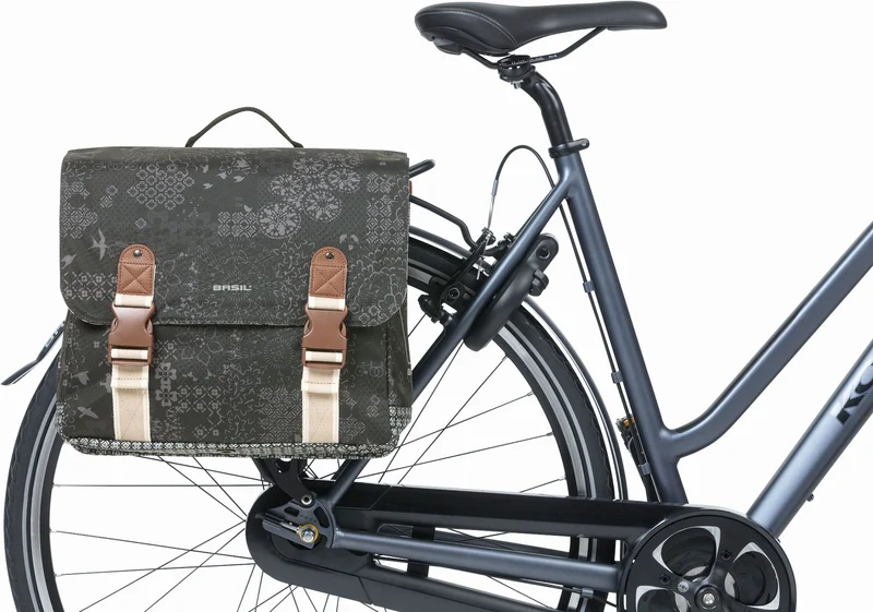 Basil Bohème Mik Hinterradtasche charcol 35 L