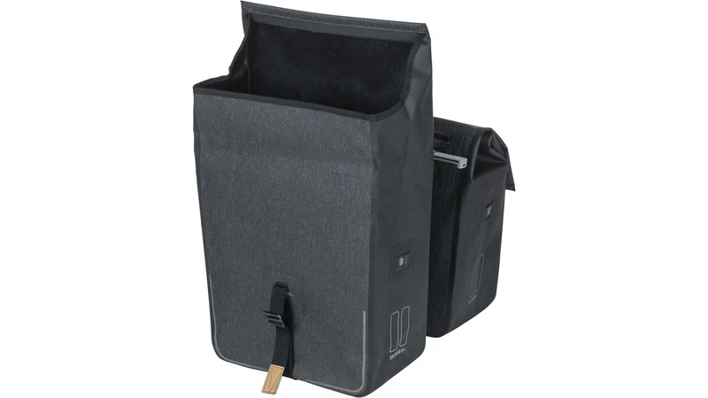 Basil Urban Dry Double Bag Mik Hinterradtasche charcol 50 L