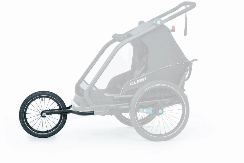 Cube Jogger Kit für Kinder Fahrradanhänger Double CMPT black