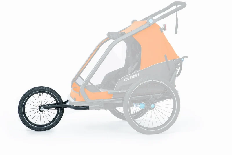 Cube Jogger Kit für Kinder Fahrradanhänger Double CMPT black