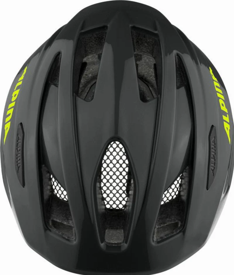 Alpina Pico Flash Kinder-Helm black-neon gloss 50-55 cm