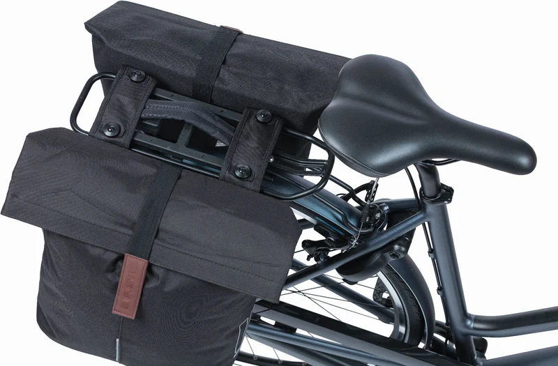 Basil City Mik Hinterradtasche schwarz 28 - 32 L