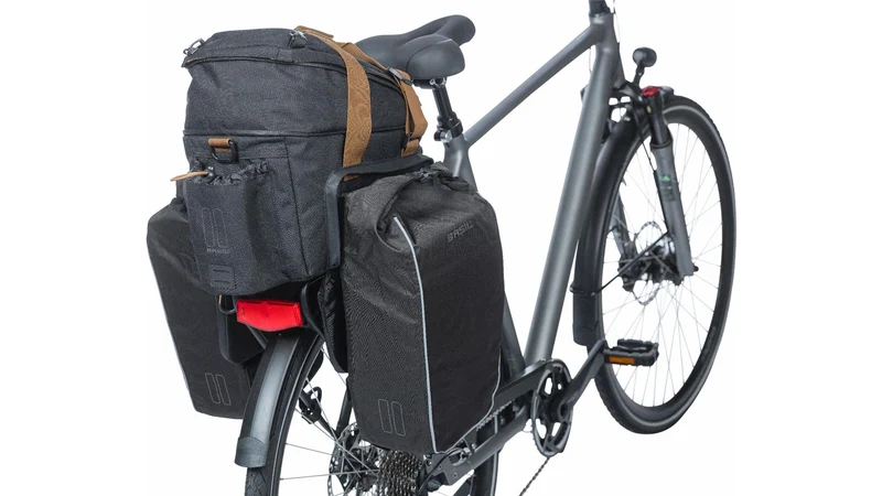 Basil Miles Trunkbag XL Pro Mik Gepäckträgertasche black slate 9 - 36 L
