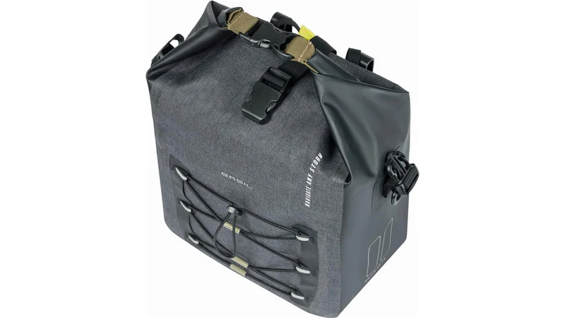 Basil Navigator Storm Side M Mik Hinterradtasche schwarz 12 L