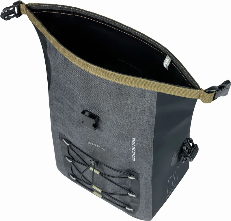 Basil Navigator Storm Side M Mik Hinterradtasche schwarz 12 L