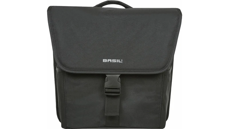 Basil Go Mik Hinterradtasche solid black 32 L
