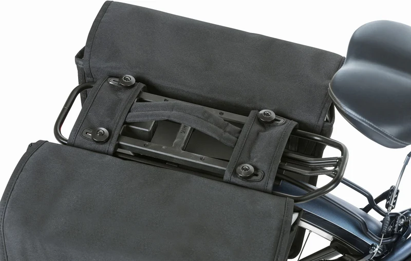 Basil Go Mik Hinterradtasche solid black 32 L
