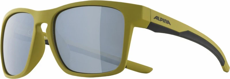Alpina Flexxy Cool Kids I Kinder & Jugend Brille olive - black mat/mirror black