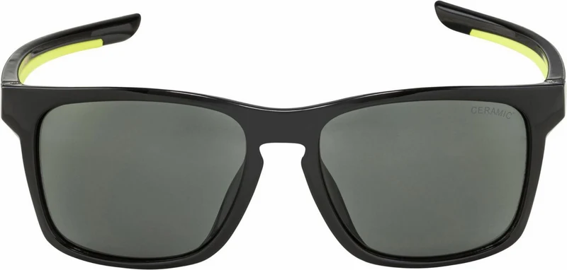 Alpina Flexxy Cool Kids I Kinder & Jugend Brille black-neon yellow/ceramic black