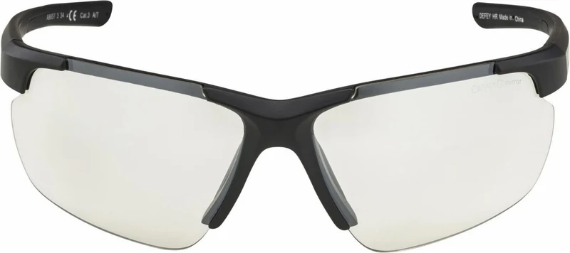 Alpina Defey HR Sportbrille black matt/ceramic mirror clear