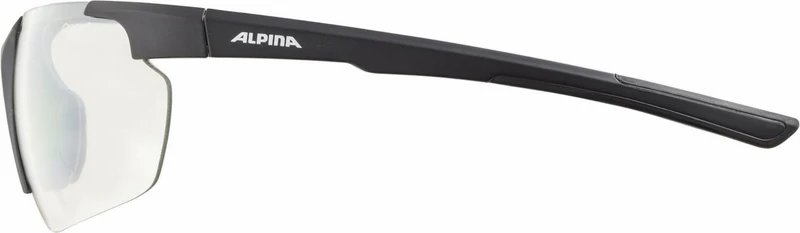 Alpina Defey HR Sportbrille black matt/ceramic mirror clear