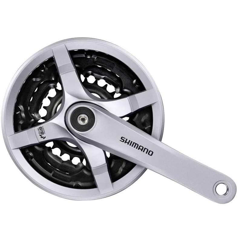 Shimano Kurbelgarnitur TY501 175 4K 423424Sil