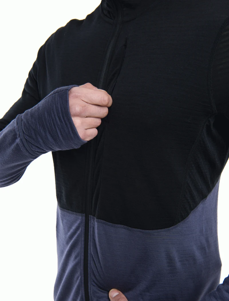 Men Merino 200 Realfleece™ Descender LS Zip Hoodie