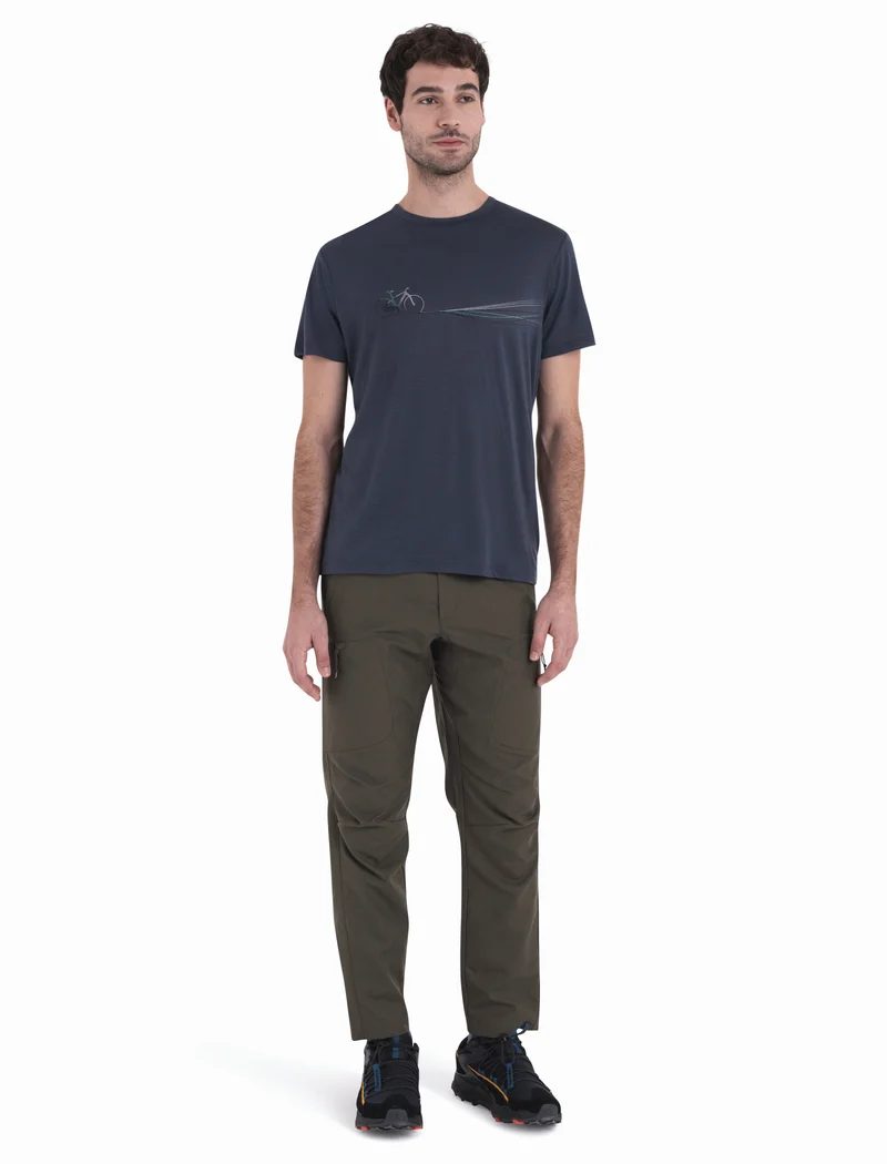Men Merino 150 Tech Lite III SS Tee Cadence Paths