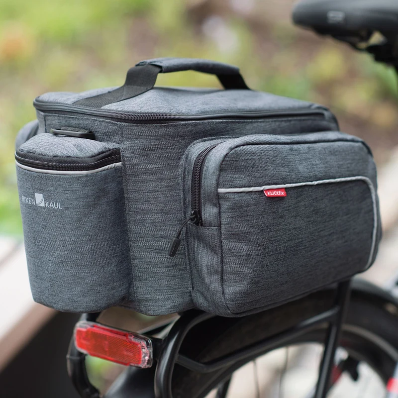 KLICKfix Rackpack Sport mit Uniklip 2 Gepäckträgertasche grau 12 L