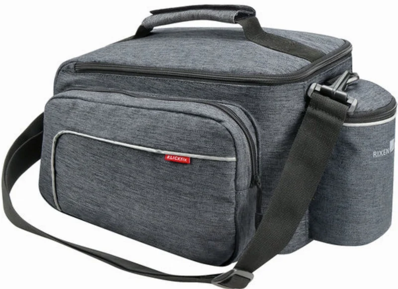 KLICKfix Rackpack Sport mit Uniklip 2 Gepäckträgertasche grau 12 L