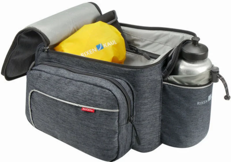 KLICKfix Rackpack Sport mit Uniklip 2 Gepäckträgertasche grau 12 L