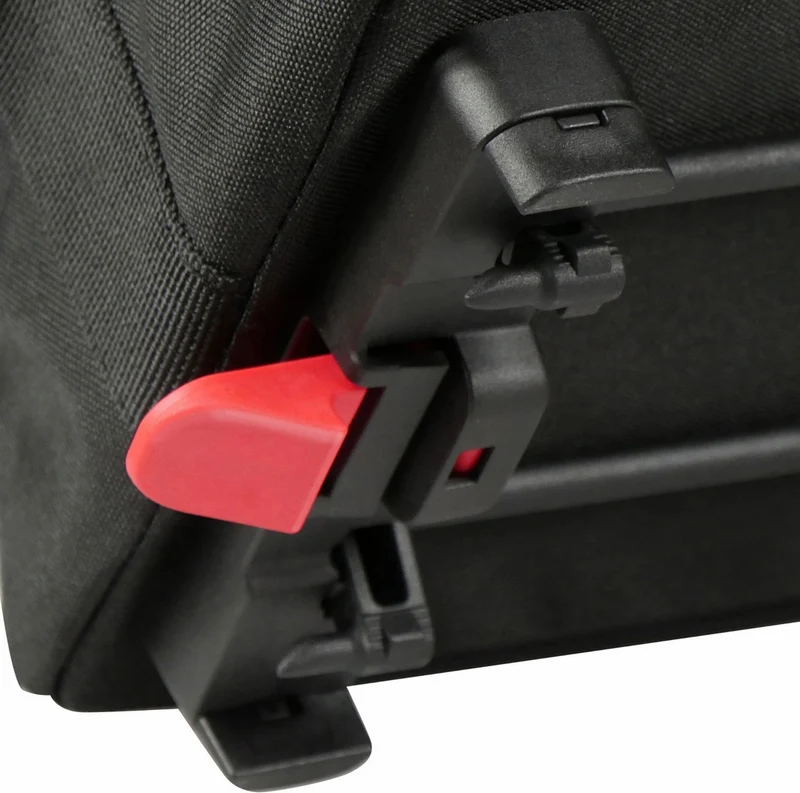 KLICKfix Rackpack Sport Plus für Racktime Gepäckträgertasche schwarz 12 - 18 L