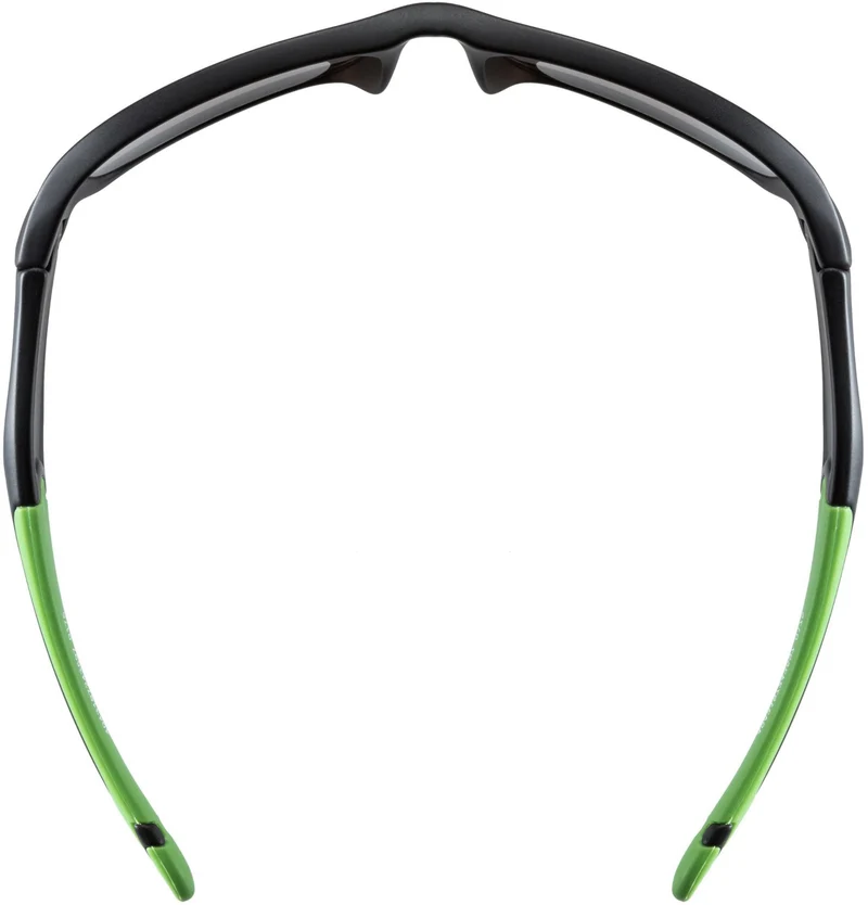 Uvex Sportstyle 507 Kinder & Jugend Brille black matt green/mirror green