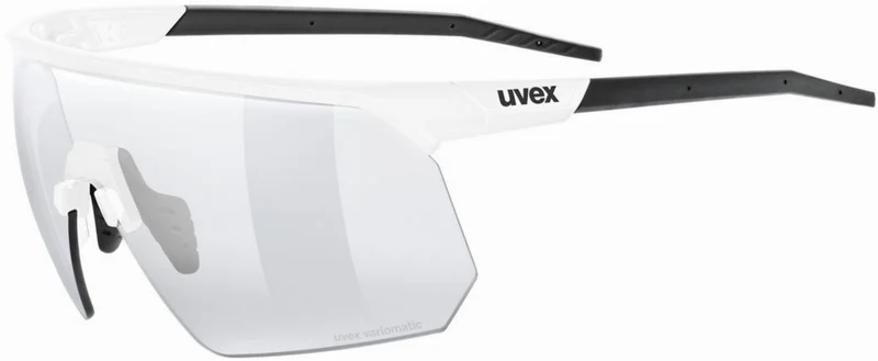 Uvex Pace One V Sportbrille white matt/litemirror silver