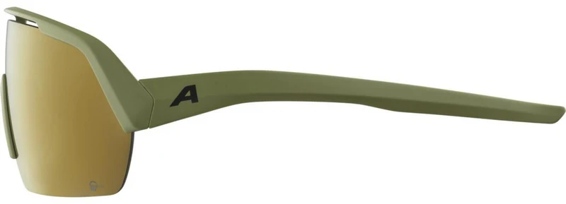 Alpina Turbo HR Q-Lite Sportbrille olive matt/mirror bronce