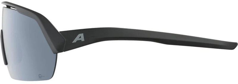 Alpina Turbo HR Q-Lite Sportbrille black matt/mirror silver