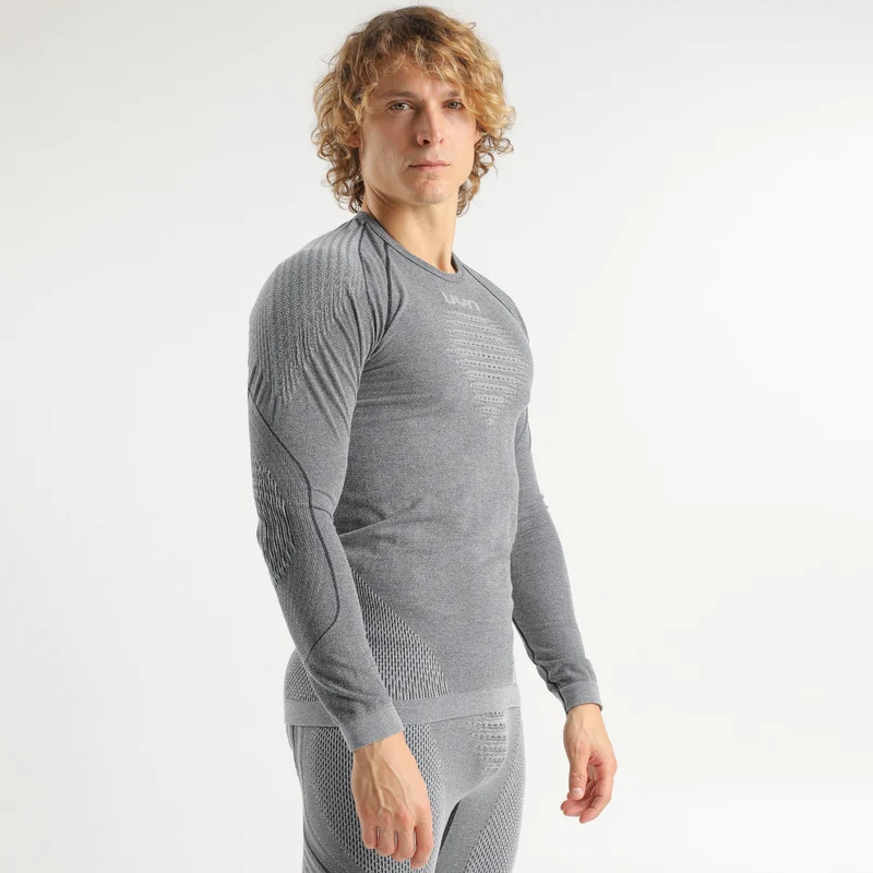 MAN EVOLUTYON BIOTECH MELANGE UW SHIRT LONG_SL