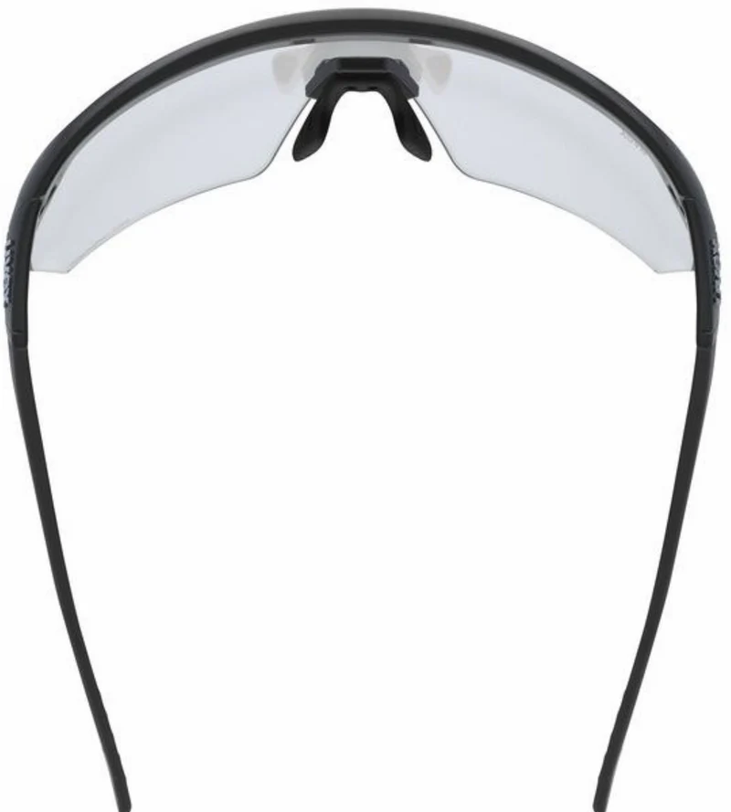 Uvex Pace One V Sportbrille black matt/litemirror silver